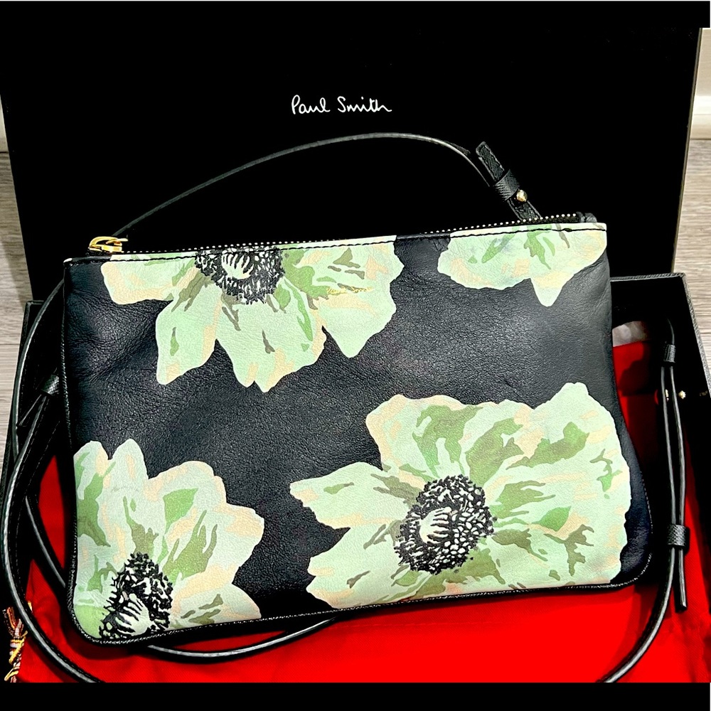 Paul Smith ‘Anemone Floral' print pochette